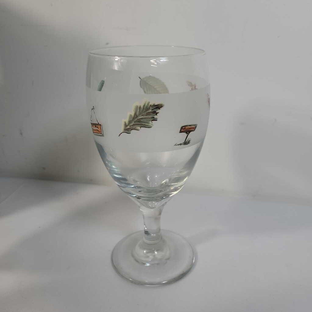 NATURE WOOD S/4 WINE GLASSES