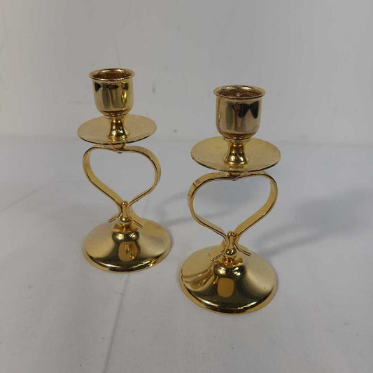 PR BRASS CANDLE HOLDERS