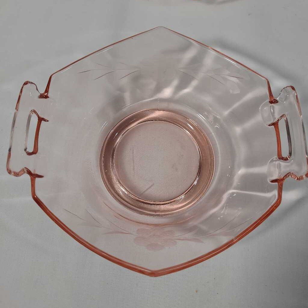 PR PINK CORNFLOWER DISHES
