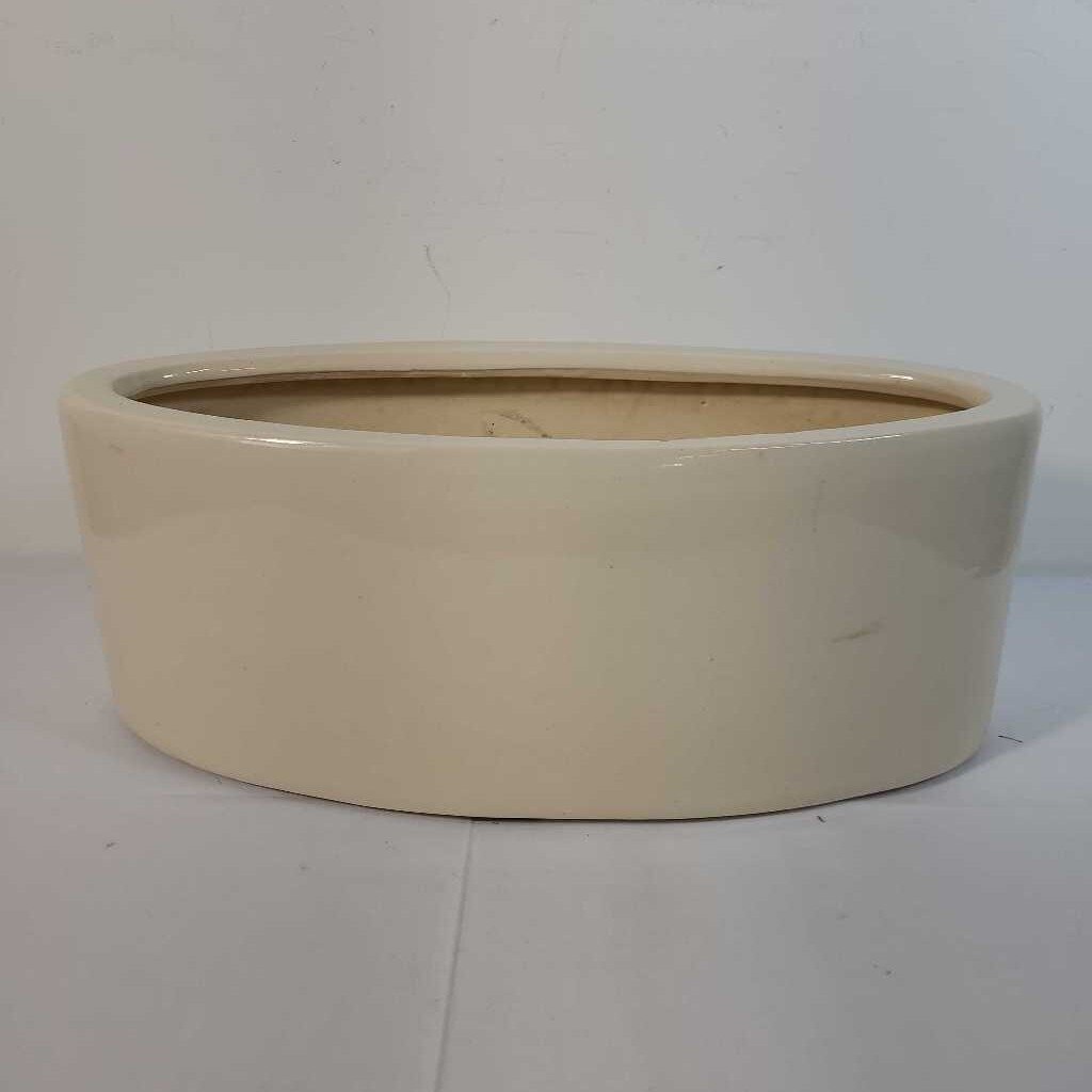 OVAL STONEWARE PLANTER