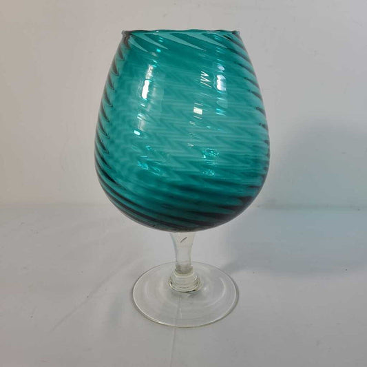 OVERSIZED TEAL GLASS