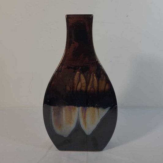 BRONZE SQUARED VASE