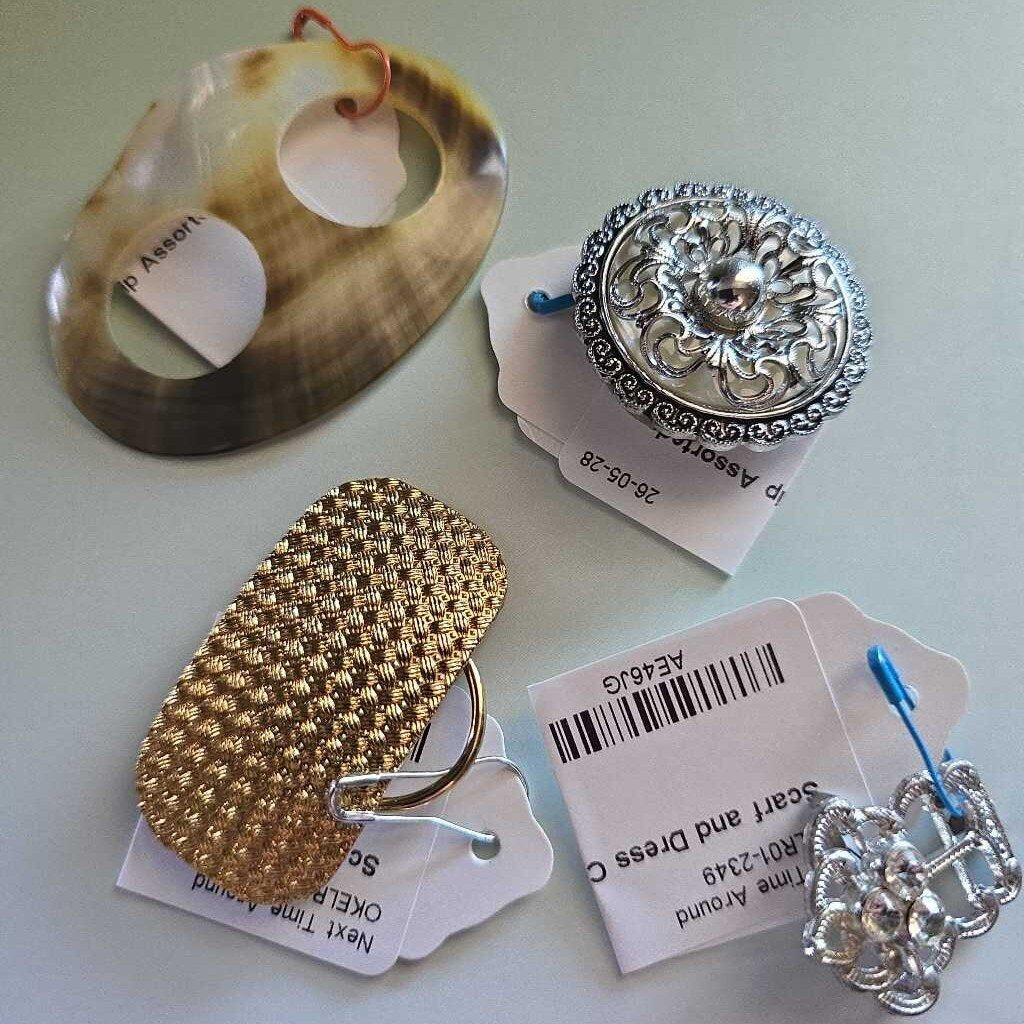 Scarf and Dress Clip Assorted