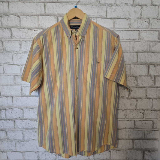 Vintage Oscar de la Rental Button Shirt S
