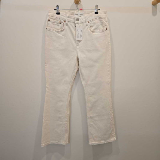 WHITE DENIM FORUM JEANS