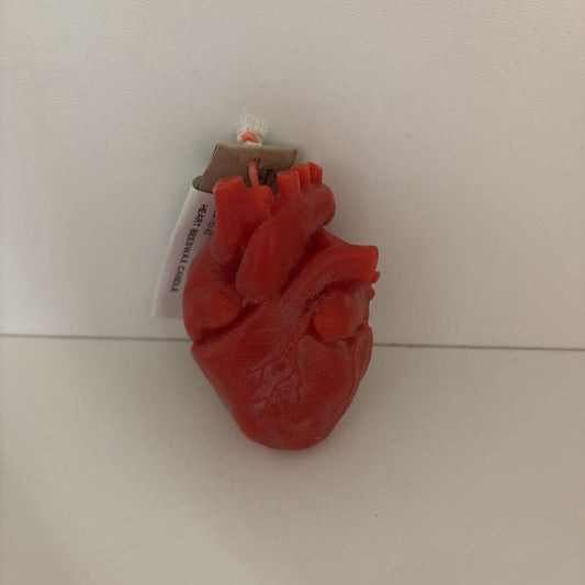 HEART BEESWAX CANDLE