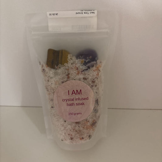 I Am crystal infused Bath Soak Self Care