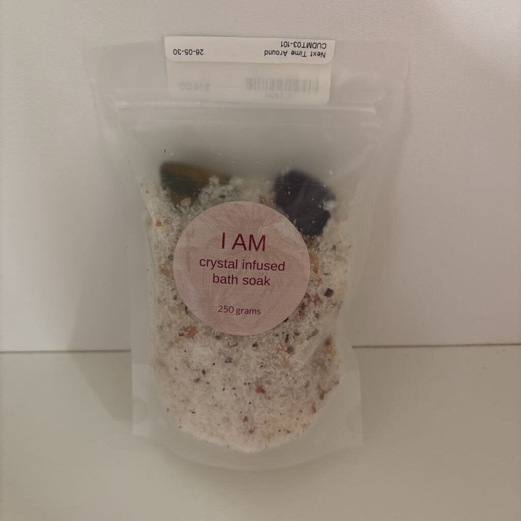 I Am crystal infused Bath Soak Self Care