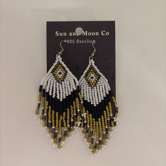 Ethnic Style Handmade Boho Fringe Earrings