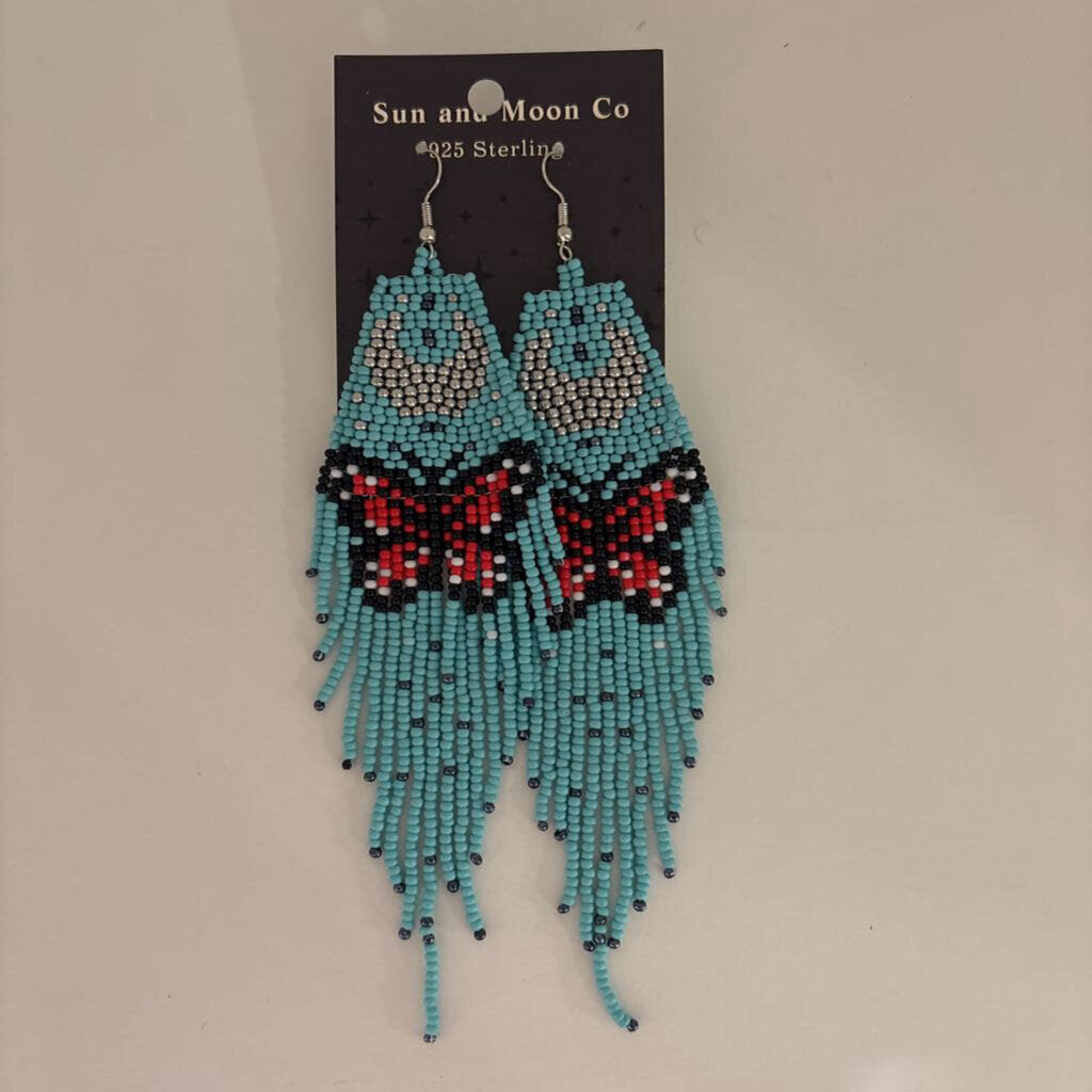 Bohemian Butterfly Tassel Earrings