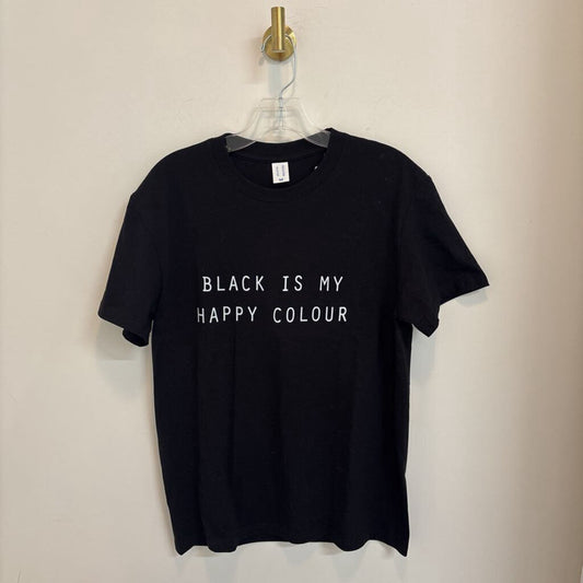 T-SHIRT BLACK IS MY HAPPY COLOR