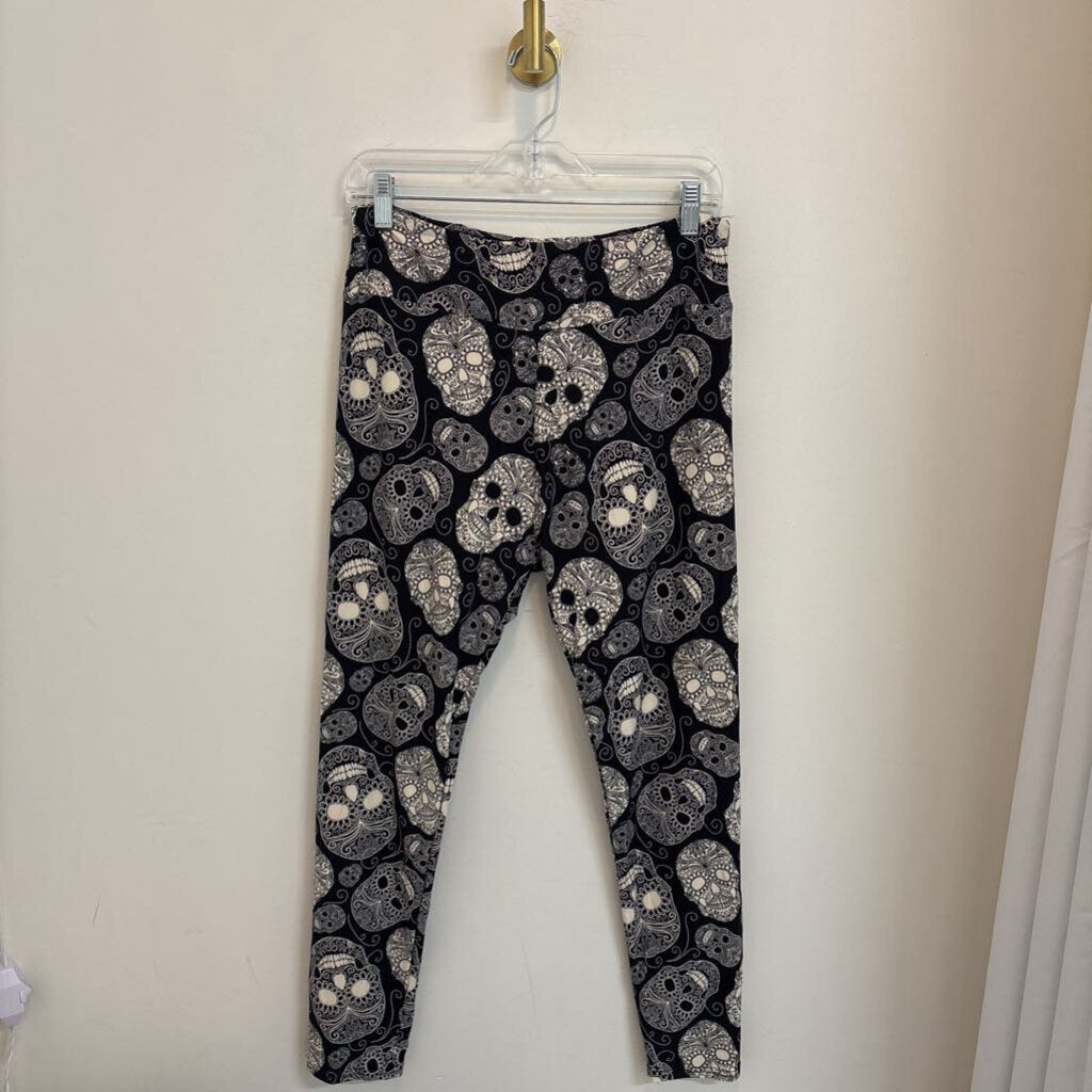 SKULL 3/4 leggings XL-PLUS