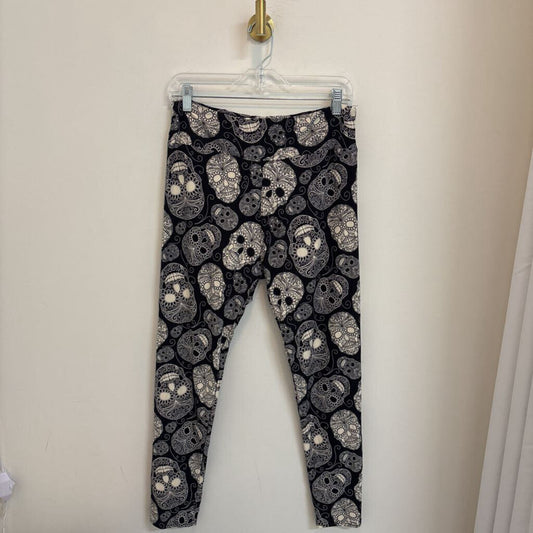 SKULL 3/4 leggings XL-PLUS