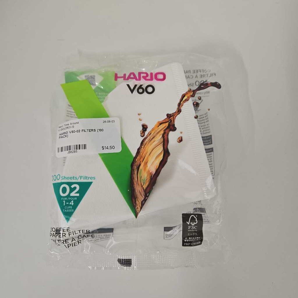 HARIO V60-02 FILTERS (100 PACK)