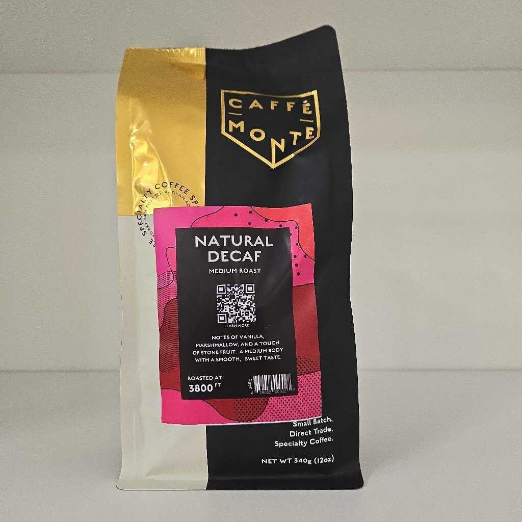 CAFFE MONTE NATURAL DECAF ESPRESSO 340 G