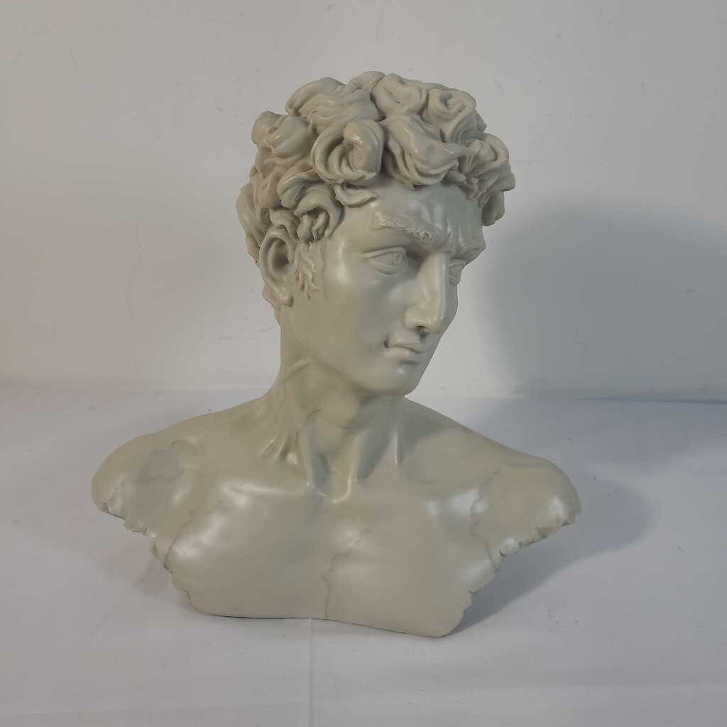 VTG RESIN MICHELANGELO'S DAVID BUST
