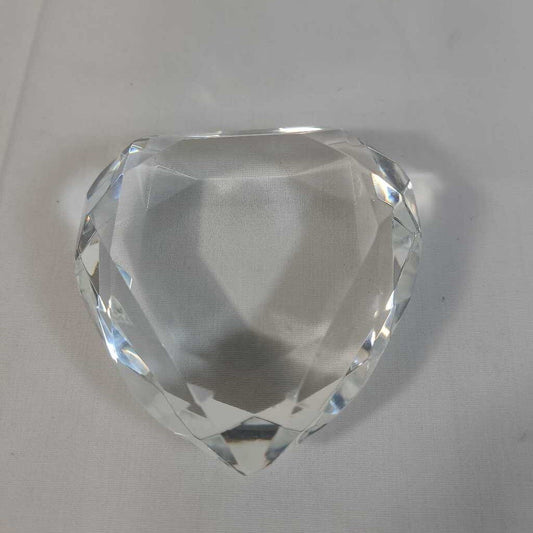 ROSENTHAL CRYSTAL HEART PAPERWEIGHT