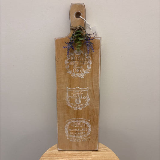 Wood Board with Lavender