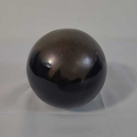 TWO TONE CERAMIC DECORATIVE BALL