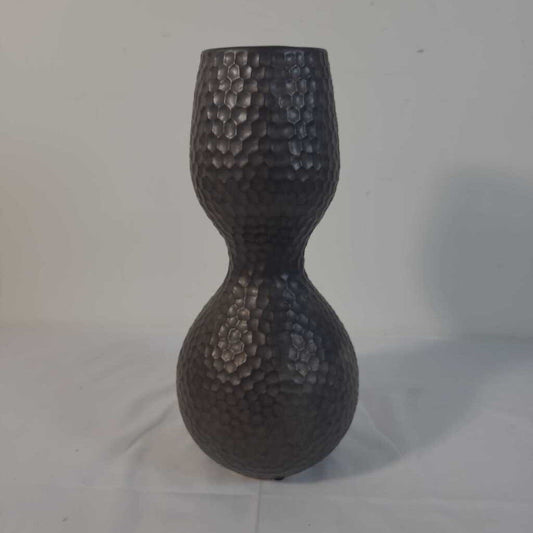DIMPLED BRONZE VASE
