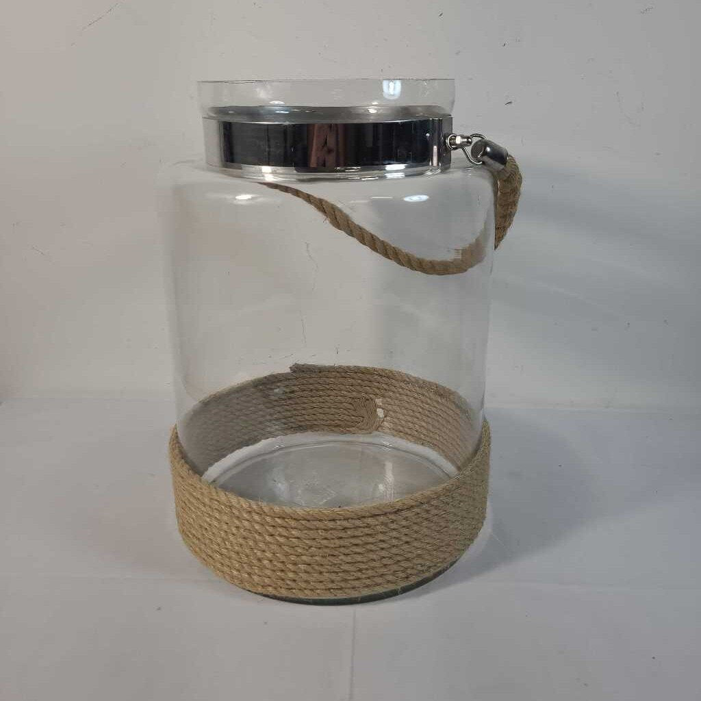 ROPE WRAPPED VASE