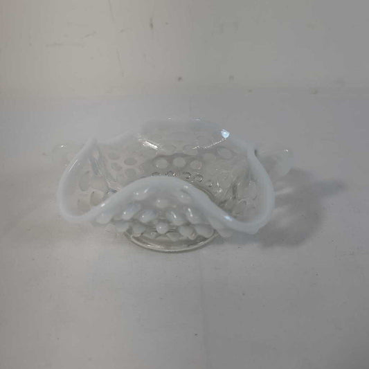 FENTON HANDLED CANDY DISH