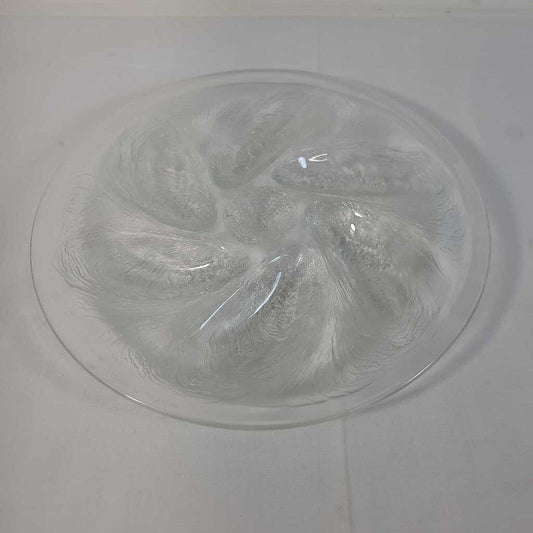 VTG TEXTURED OYSTER PLATE