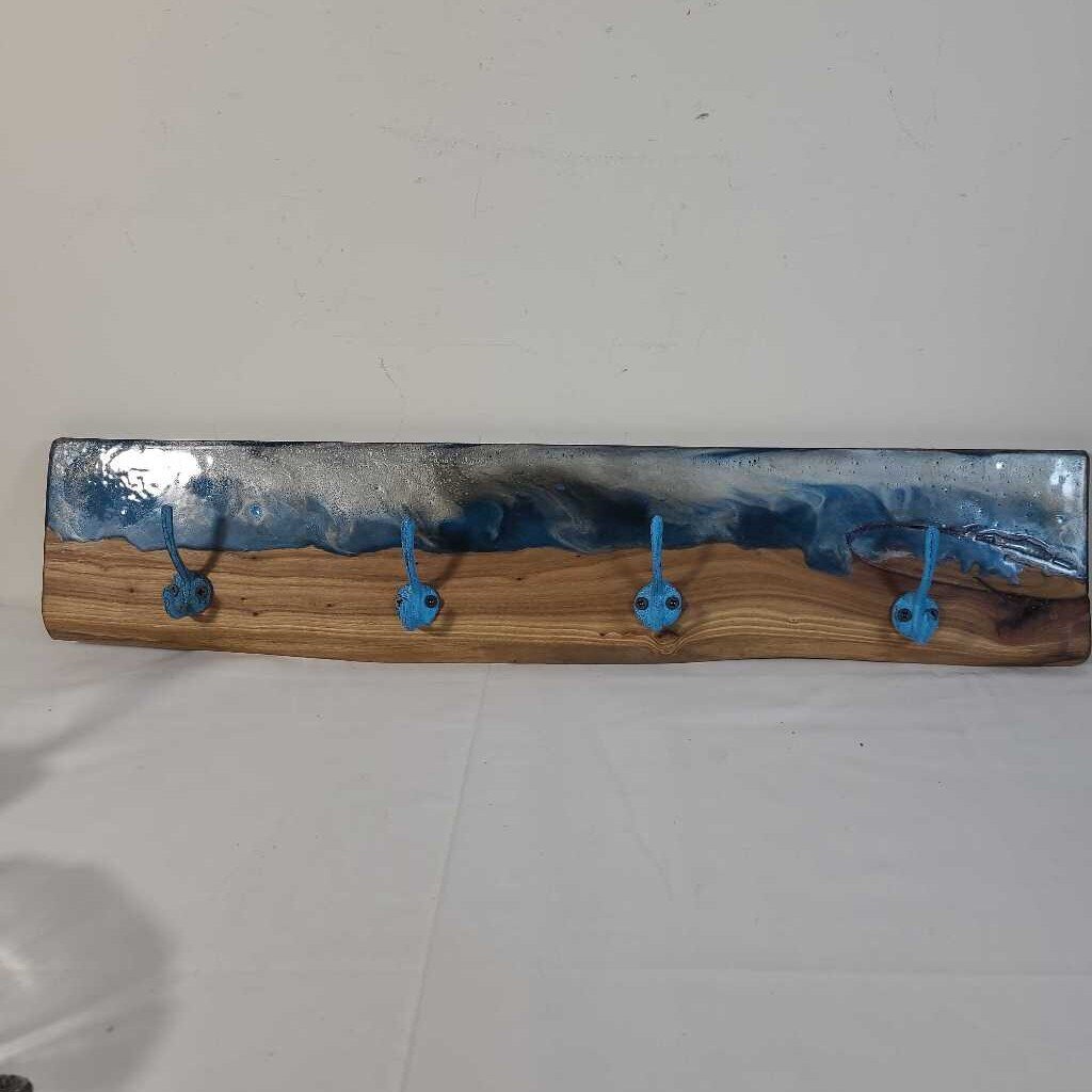 RESIN WALL HOOK - BLUE