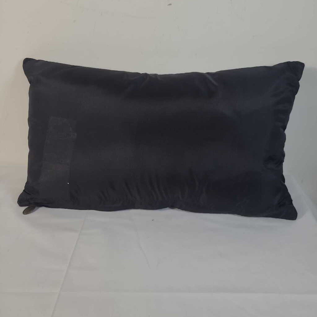 BLACK PIER 1 LUMBAR PILLOW