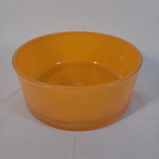 ORANGE GLASS BOWL