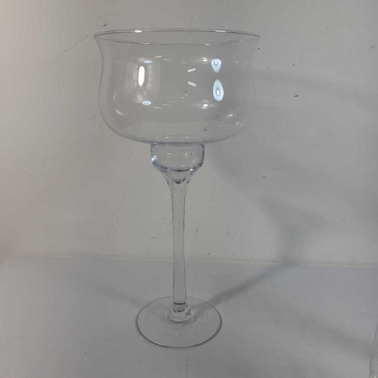 OVERSIZED WINE GLASS CANDLE HOLDER