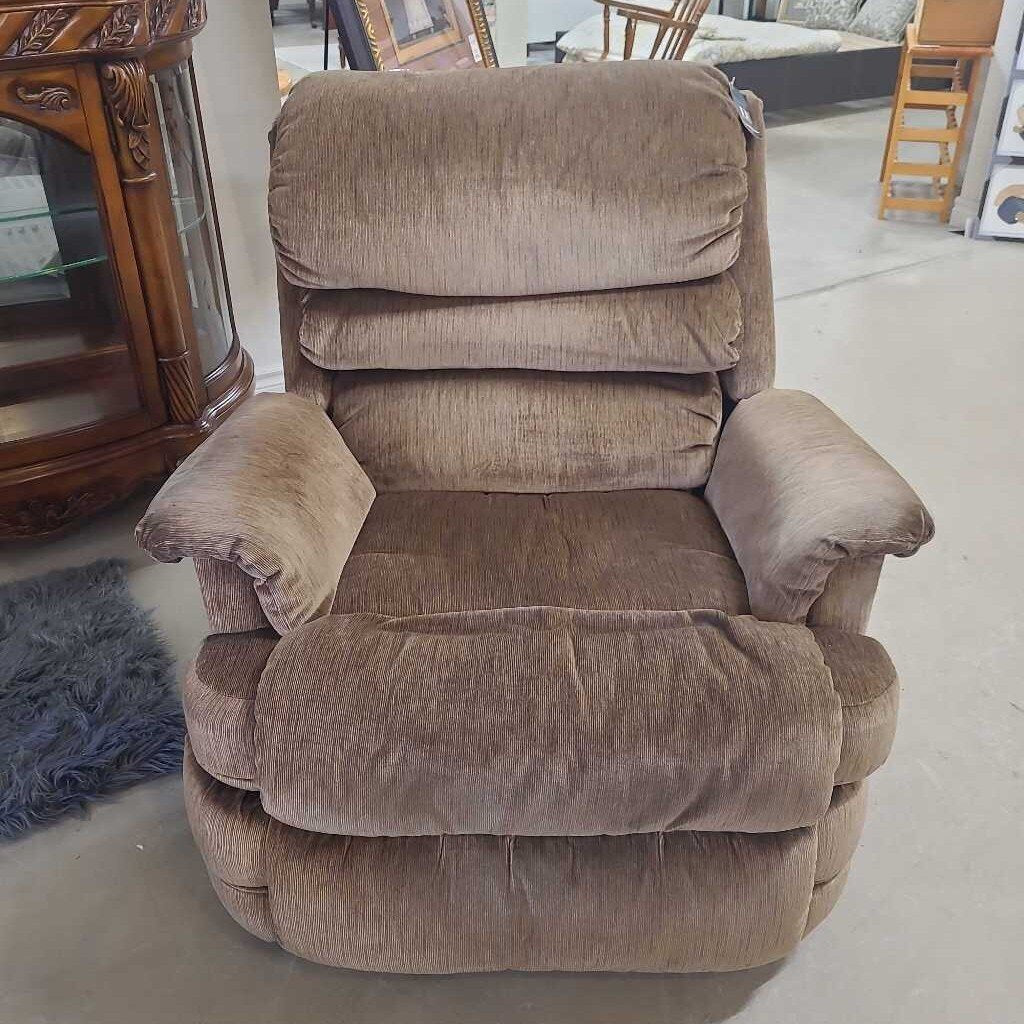 BROWN ROCKER RECLINER