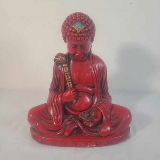 VTG RED RESIN BUDDA