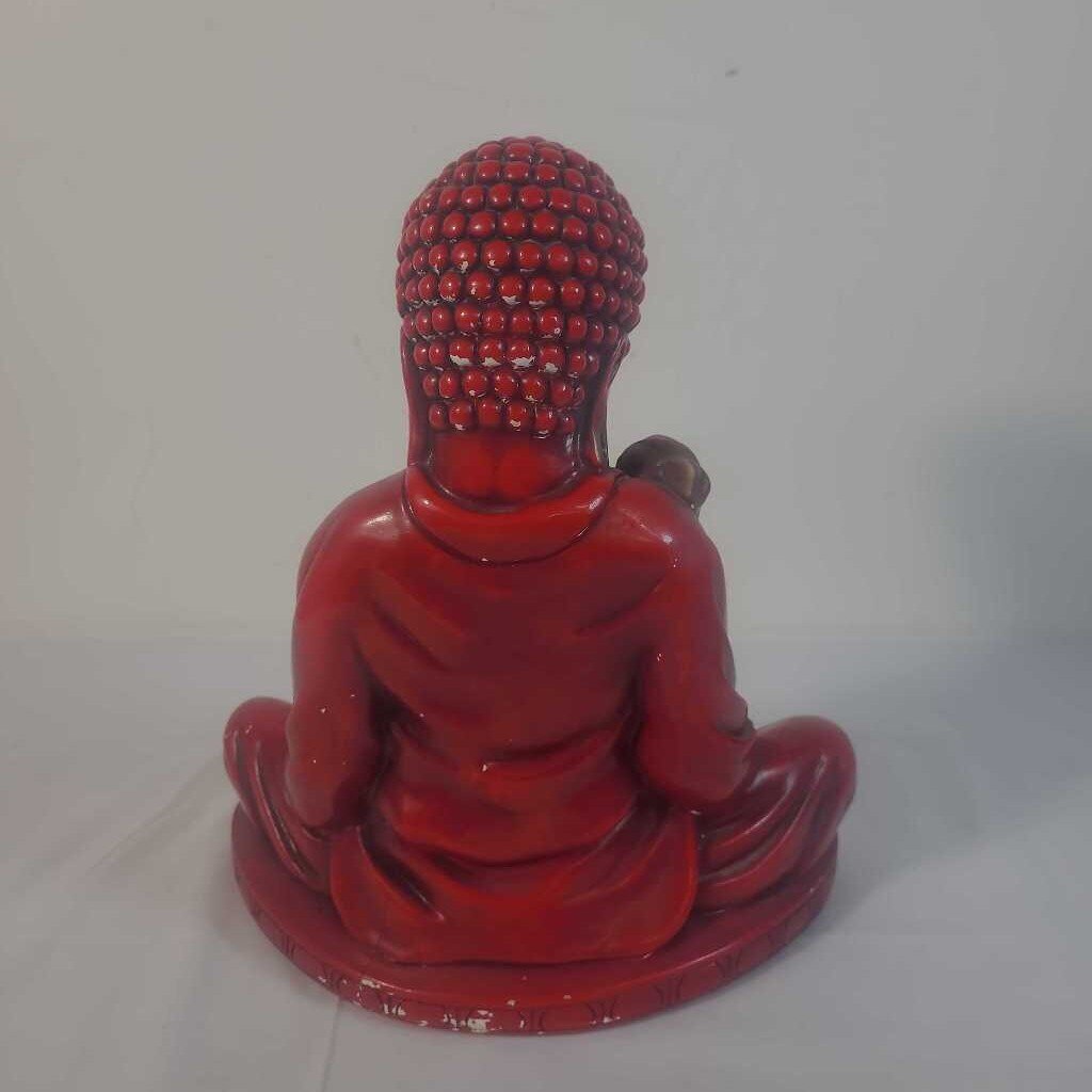VTG RED RESIN BUDDA
