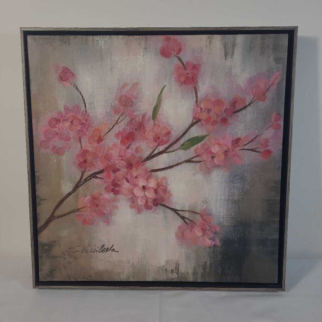 CHERRY BLOSSOM FRAMED CANVAS A