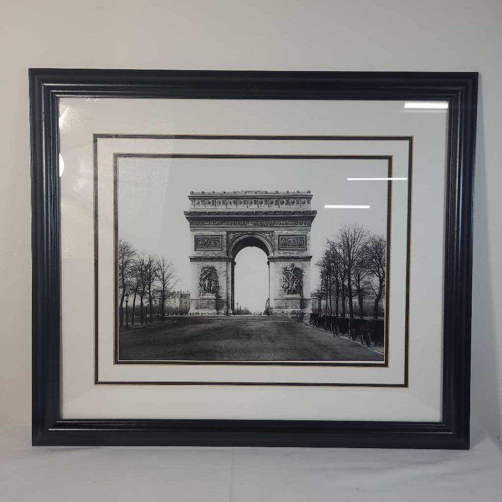 ARC DE TRIOMPHE B&W PRINT