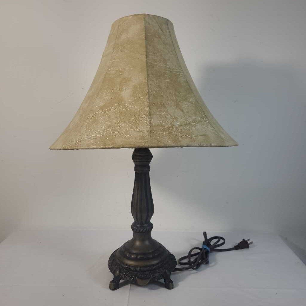 DULL GOLD TABLE LAMP