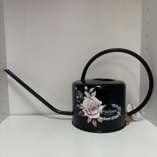 Black Watering Can