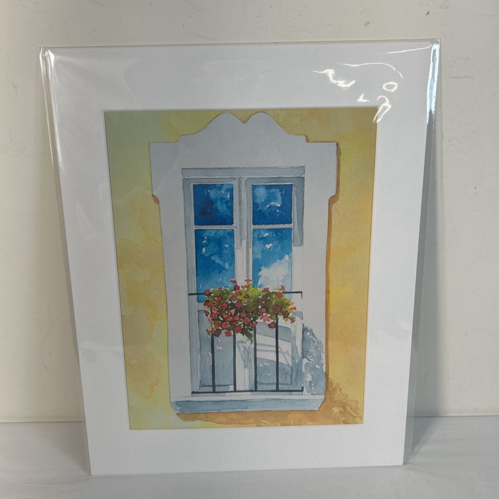 FLOWERS IN A WINDOW