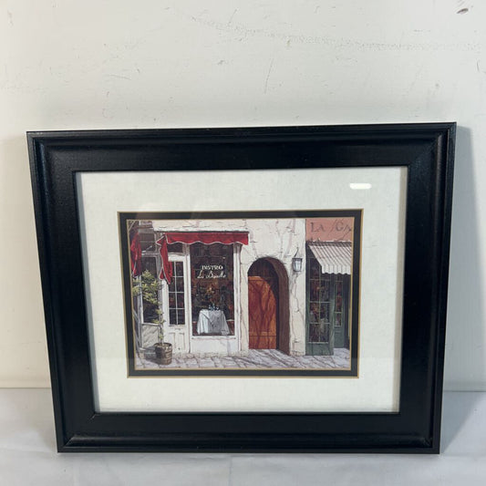 LE BISTRO FRAMED PRINT