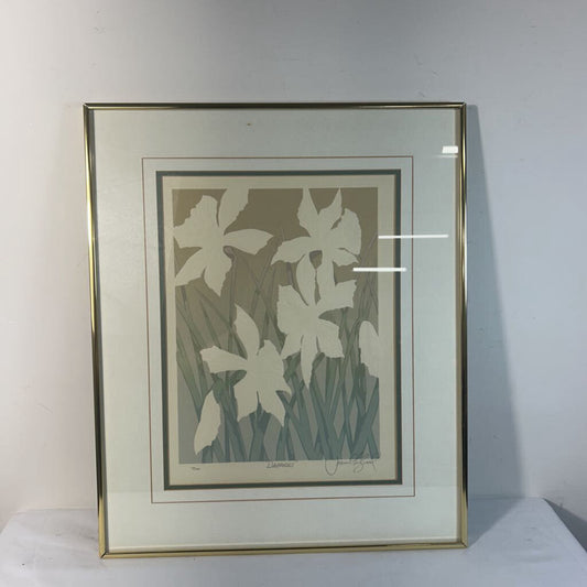 EMBOSSED SERIGRAGH DAFFODILS