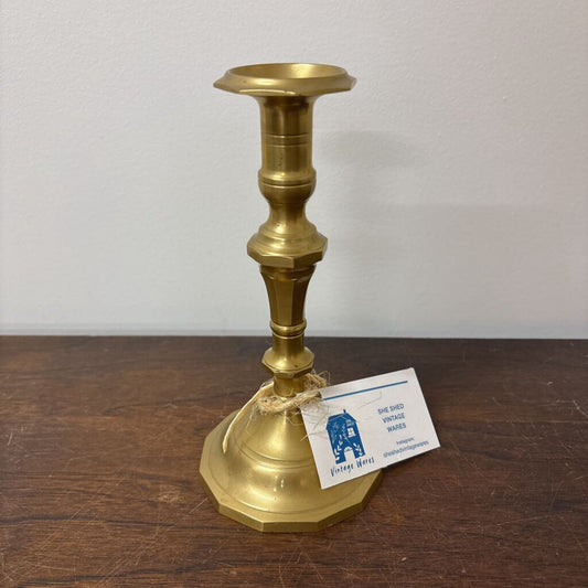 BRASS CANDLE STICK VICTORIAN STYLE