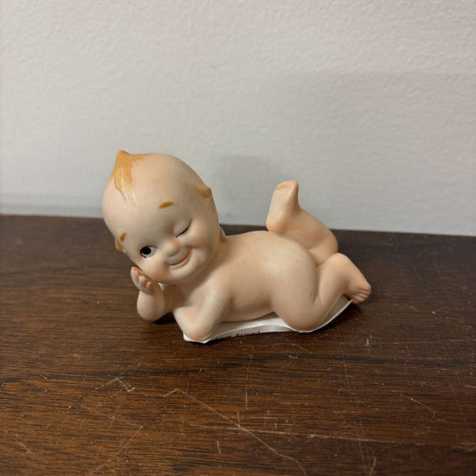 LEFTON KEWPIE BLUEWINGED FIGURINE 1950-1970'S