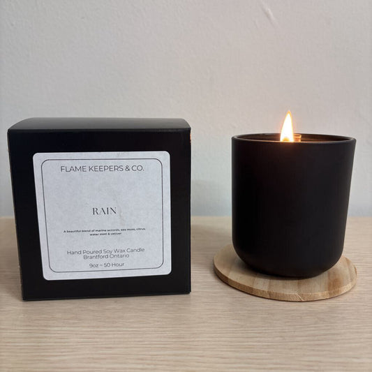 Rain Soy Wax 9oz Candle