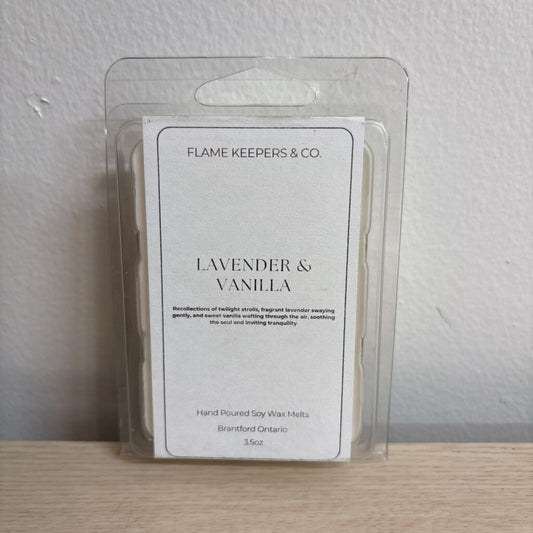 Lavender & Vanilla Soy Wax 3oz Melt