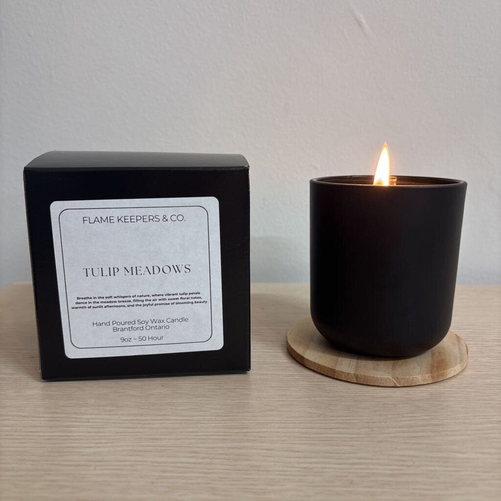 Tulip Meadows Soy Wax 9oz Candle