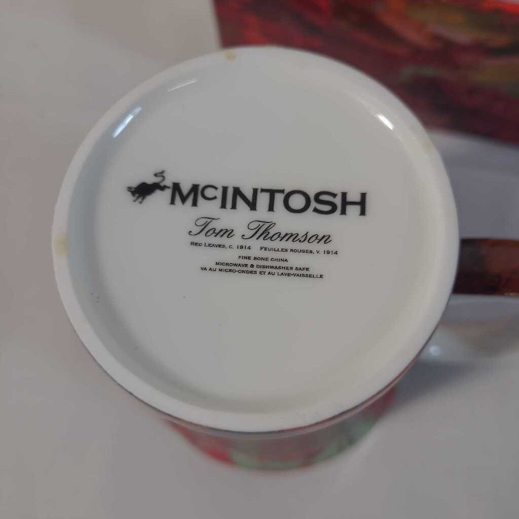 S/4 McINTOSH TOM THOMSON CHINA MUGS