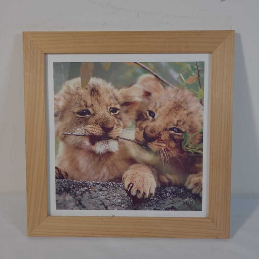 LION CUB FRAMED ART