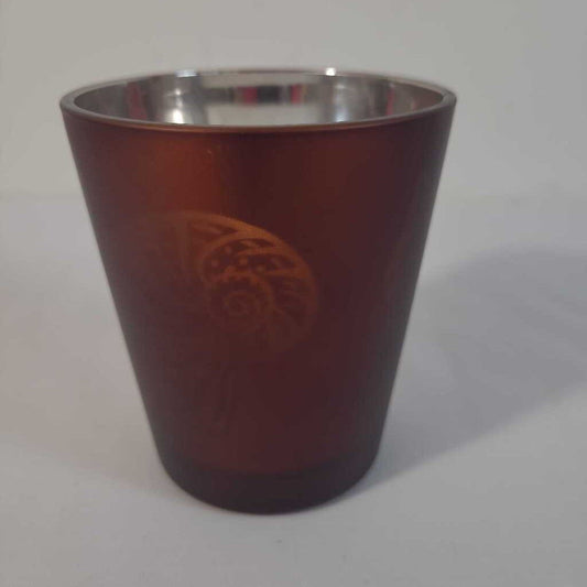AMBER SEASHELL VOTIVE HOLDER
