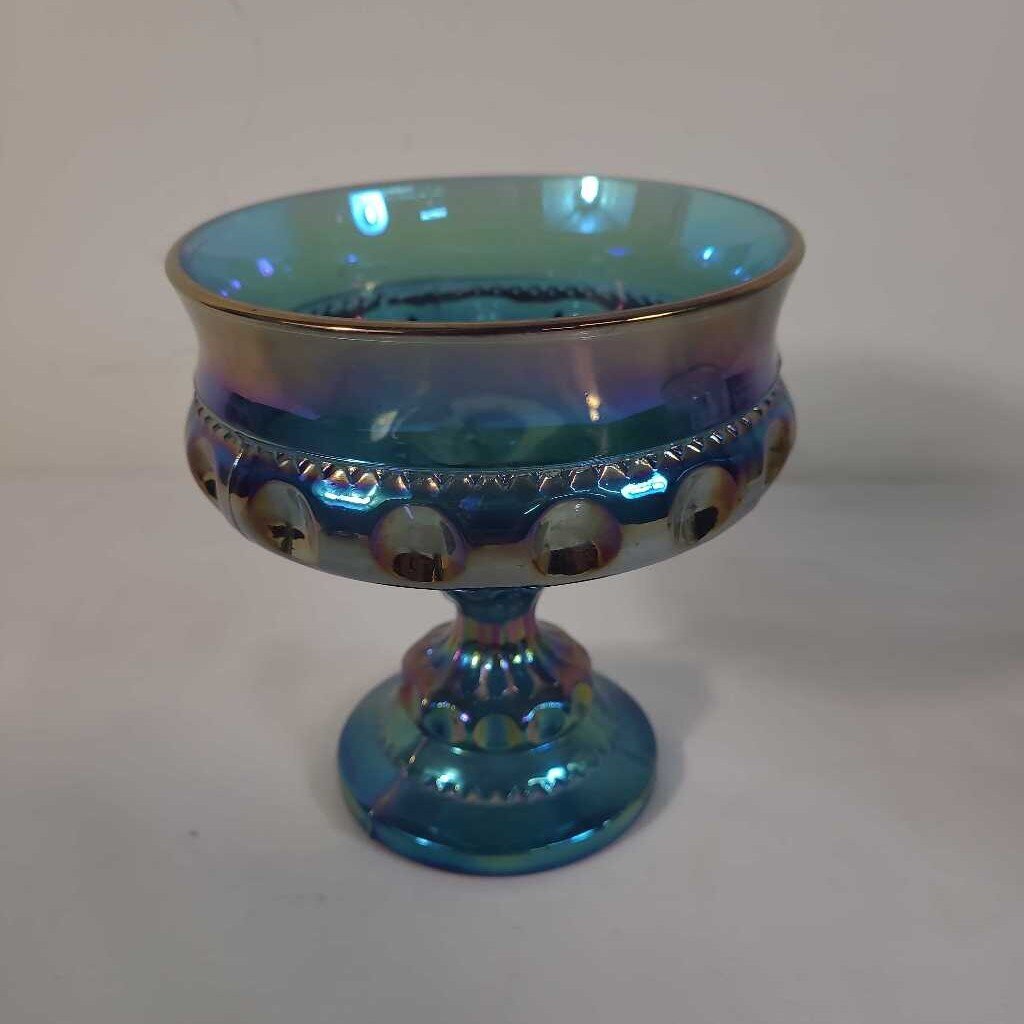 CARNIVAL GLASS GOBLET
